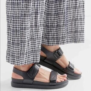 Vagabond Shoemakers Erin Sandal Black Double Strap Size 40